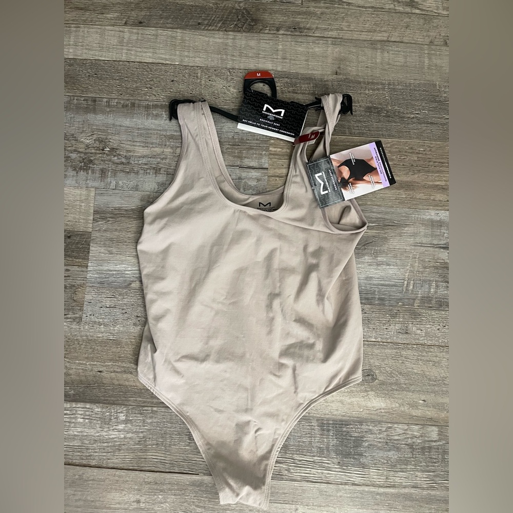 M by M Body Suit in Beige maidenform  NEW W TAGS SLIMMING FAJA